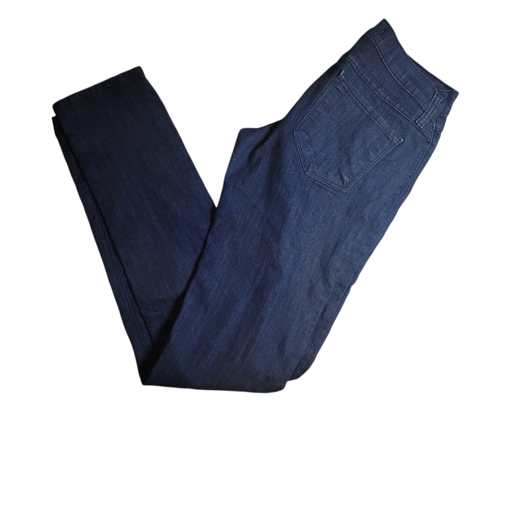 Flying Monkey Mid Rise Dark Wash Stretchy Skinny Jeans - Picture 7 of 12